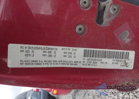 2005 Dodge Neon Sxt z USA, uszkodzony, nr VIN 1B3ES56C85D161230